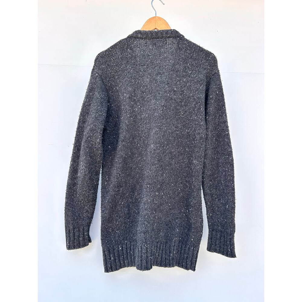 Ralph Lauren Denim & Supply Cotton Cardigan Oversized Sweater Small Gray Grey - Picture 5 of 8